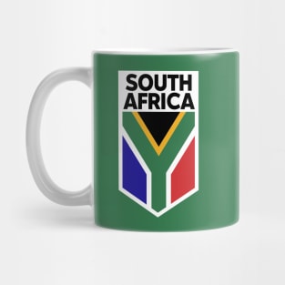 South Africa Flag Emblem Mug